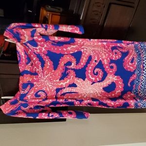 Lilly pullitzer Laurana dress in ikat blue